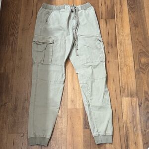 Men's Casual Cargo Pants - Light Tan